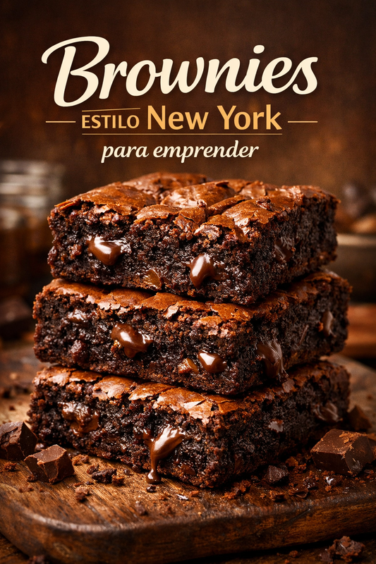 Brownies estilo New York para emprender🍫